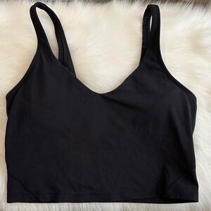 Lululemon Black ALIGN Women's crop bra Top